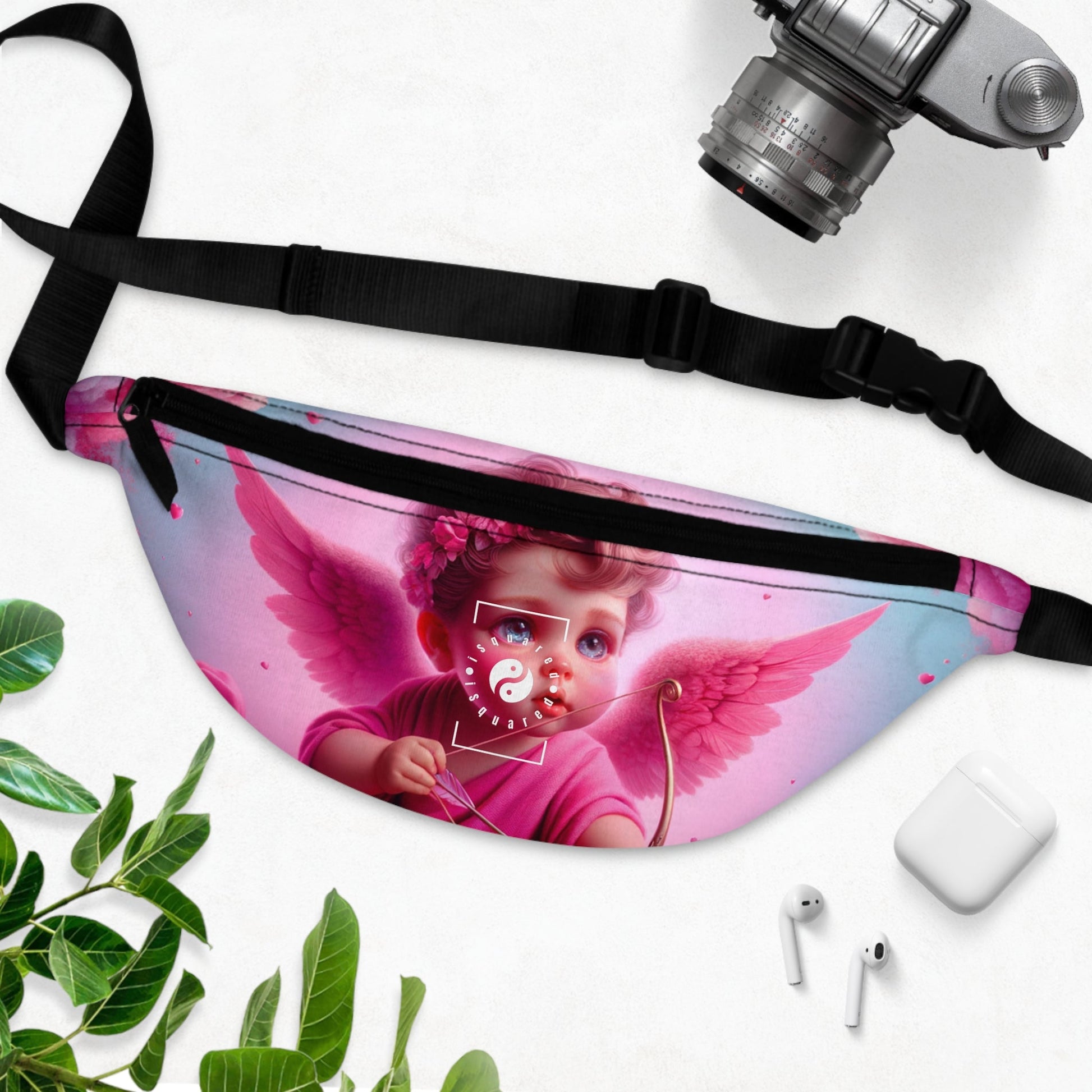 "Bold Blush: A Cupid's Love Affair" - Fanny Pack - iSquaredYoga