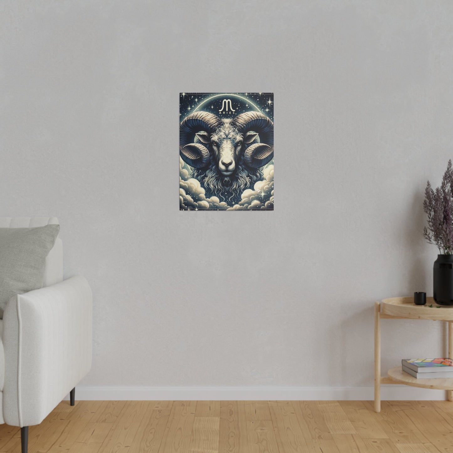 "Celestial Ram Ascendant" - Art Print Canvas - iSquaredYoga