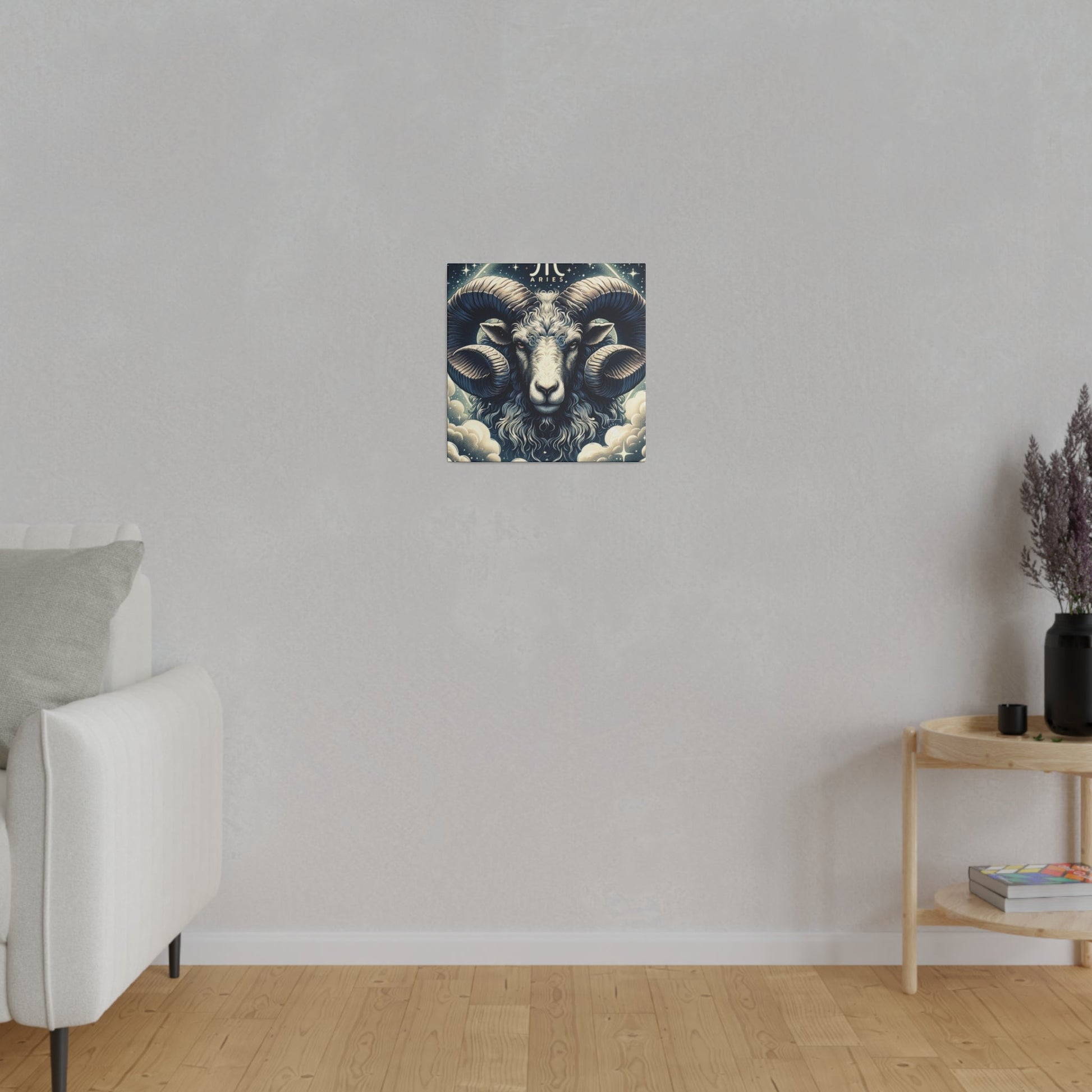 "Celestial Ram Ascendant" - Art Print Canvas - iSquaredYoga