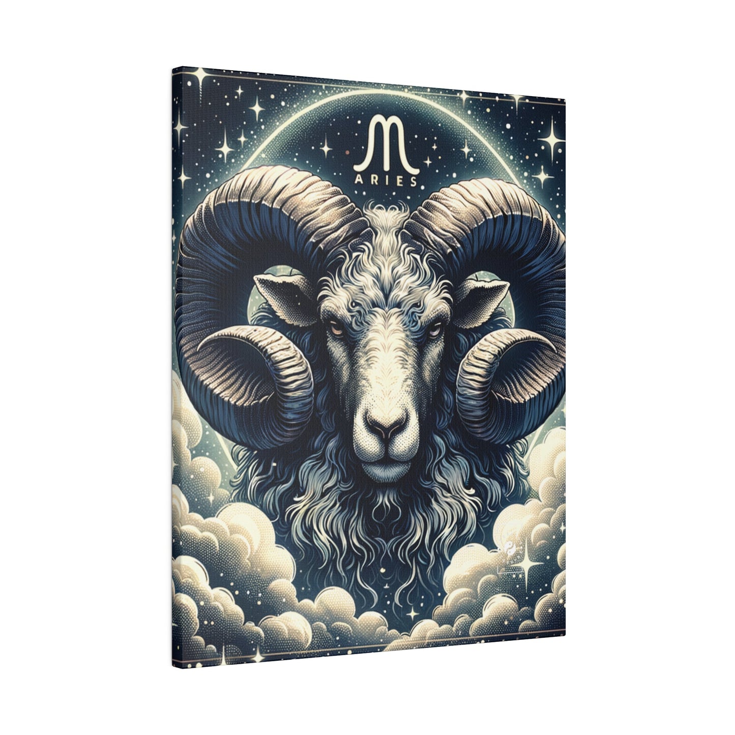 "Celestial Ram Ascendant" - Art Print Canvas - iSquaredYoga