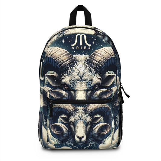 "Celestial Ram Ascendant" - Backpack - iSquaredYoga