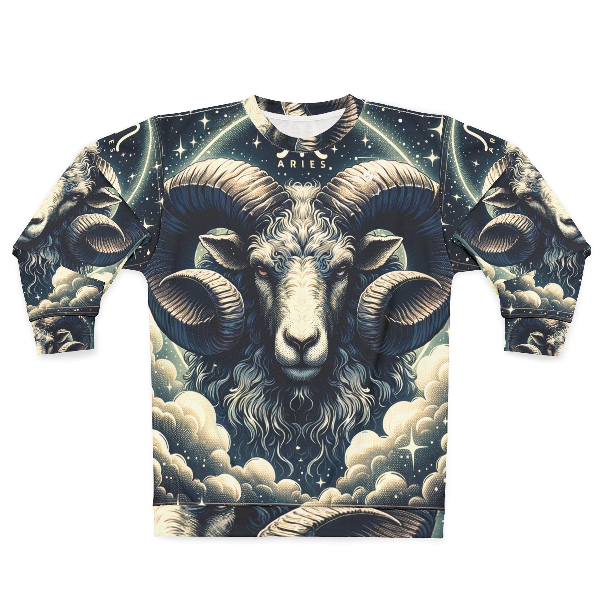 "Celestial Ram Ascendant" - Unisex Sweatshirt - iSquaredYoga