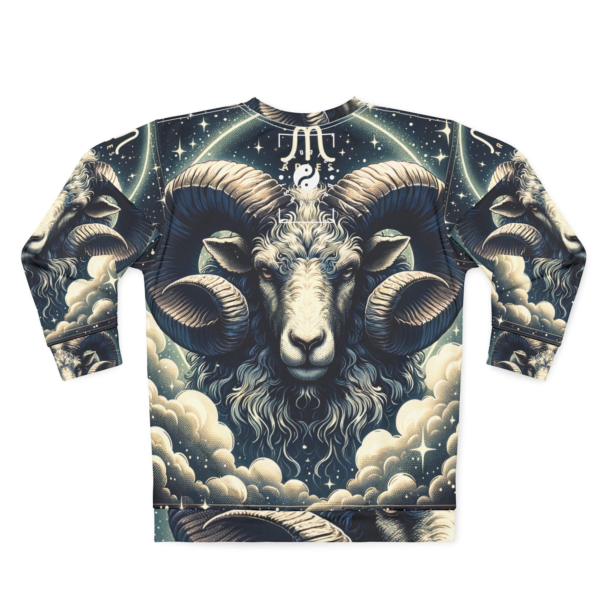 "Celestial Ram Ascendant" - Unisex Sweatshirt - iSquaredYoga