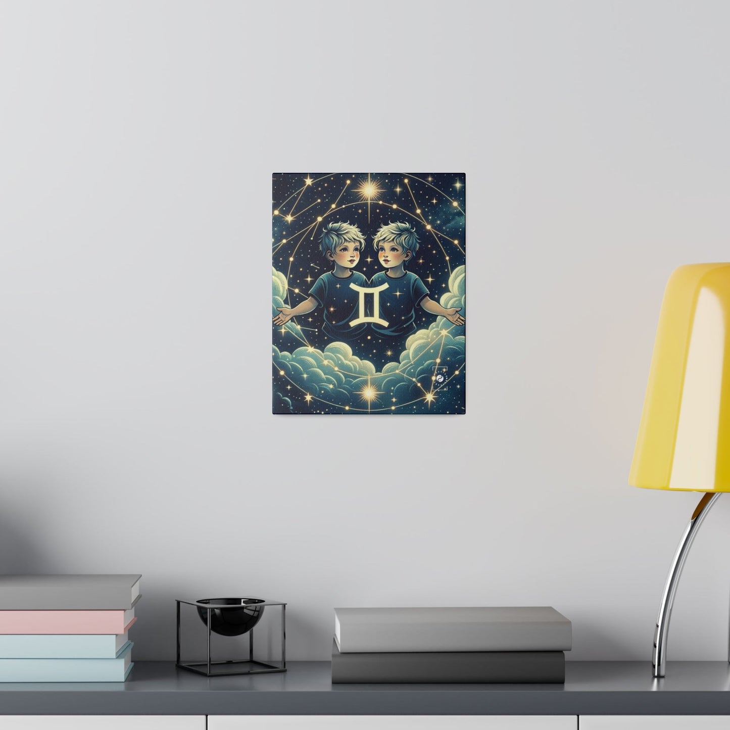 "Celestial Twinfinity" - Art Print Canvas - iSquaredYoga