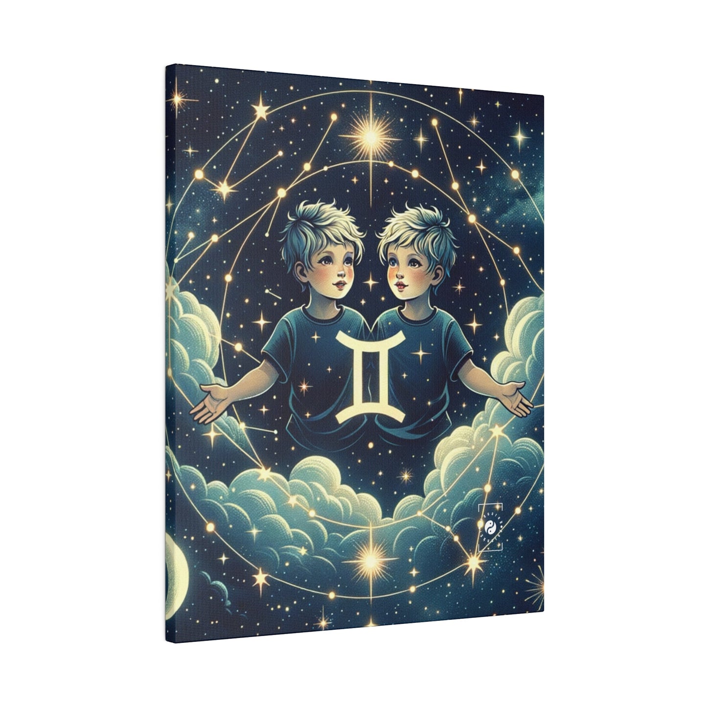 "Celestial Twinfinity" - Art Print Canvas - iSquaredYoga