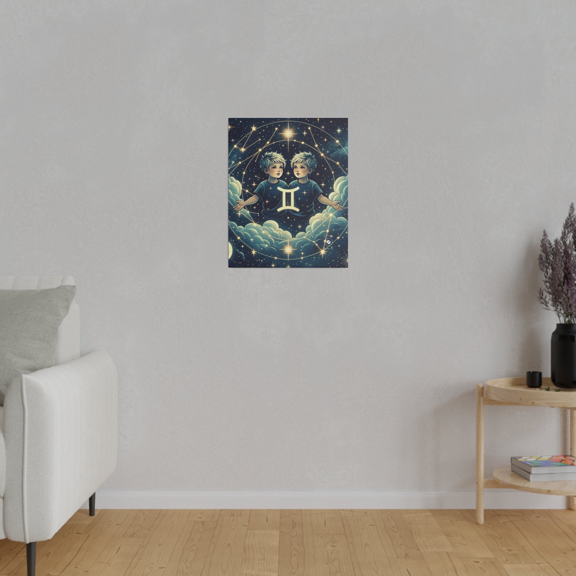 "Celestial Twinfinity" - Art Print Canvas - iSquaredYoga