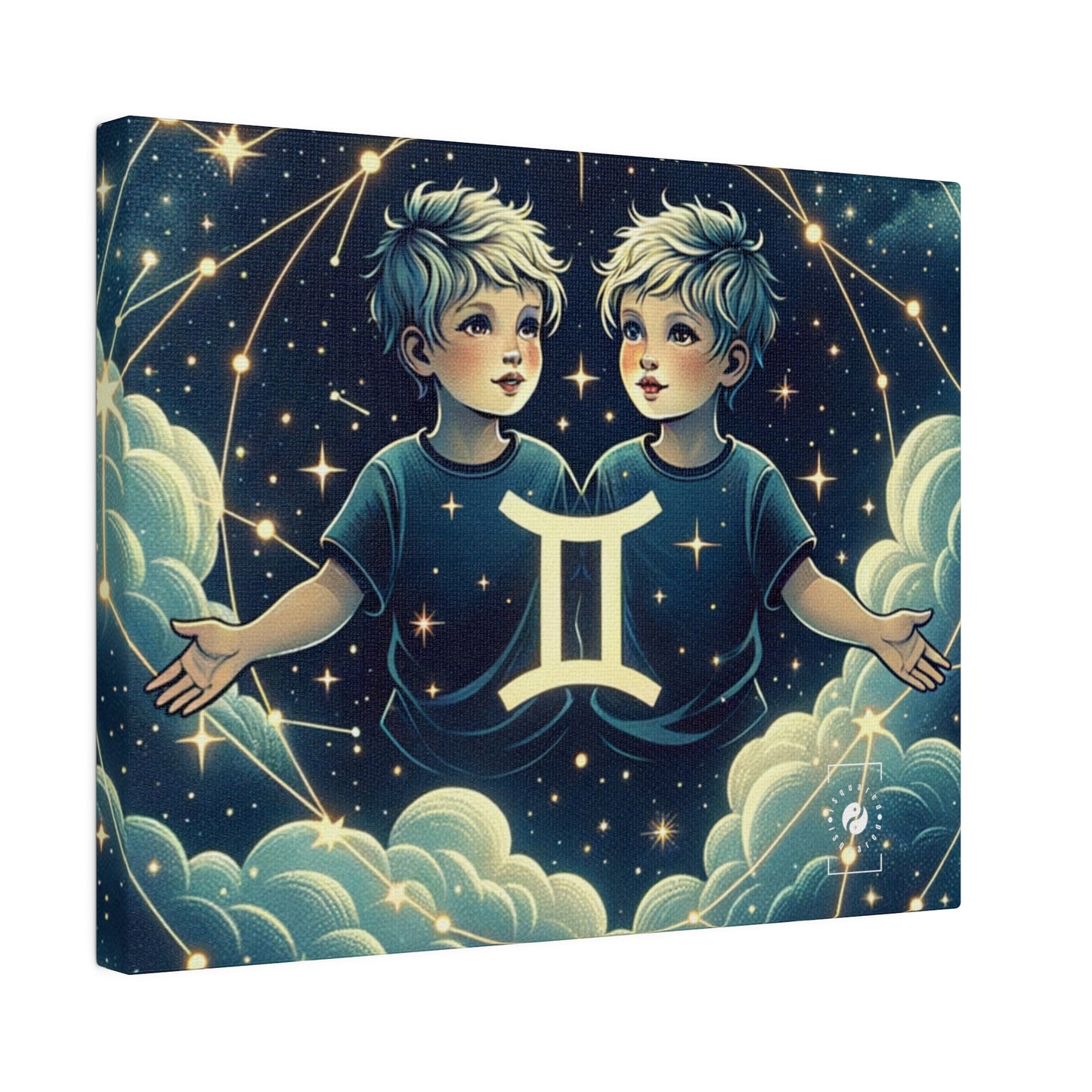 "Celestial Twinfinity" - Art Print Canvas - iSquaredYoga