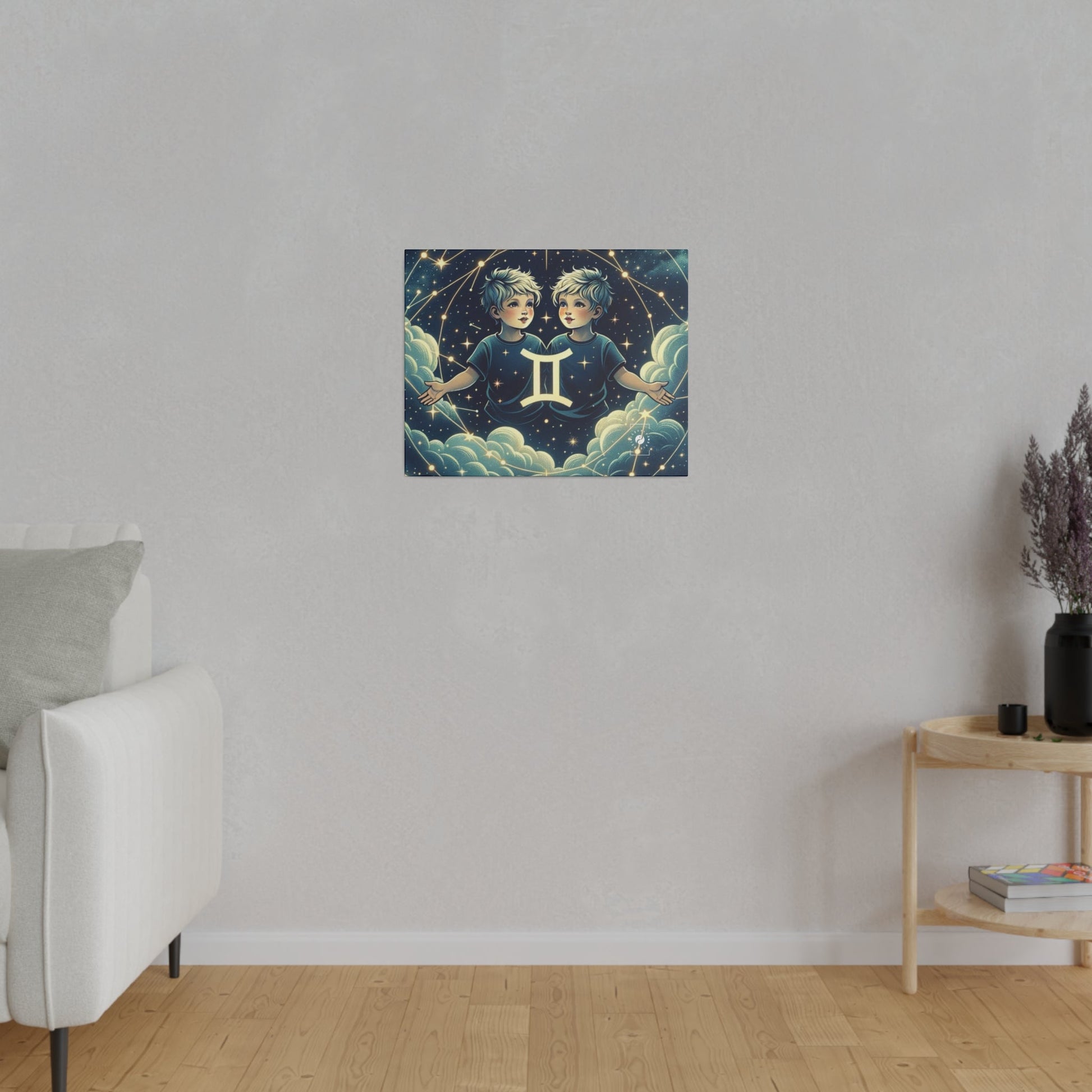 "Celestial Twinfinity" - Art Print Canvas - iSquaredYoga