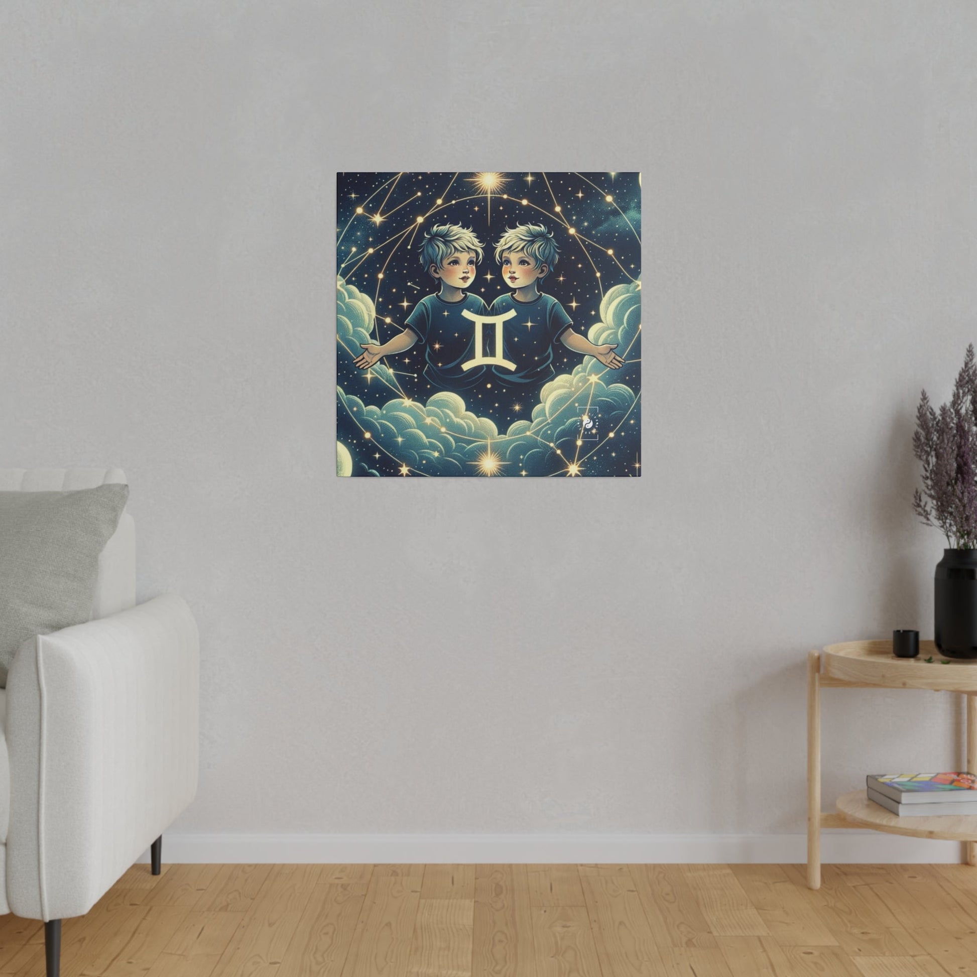 "Celestial Twinfinity" - Art Print Canvas - iSquaredYoga