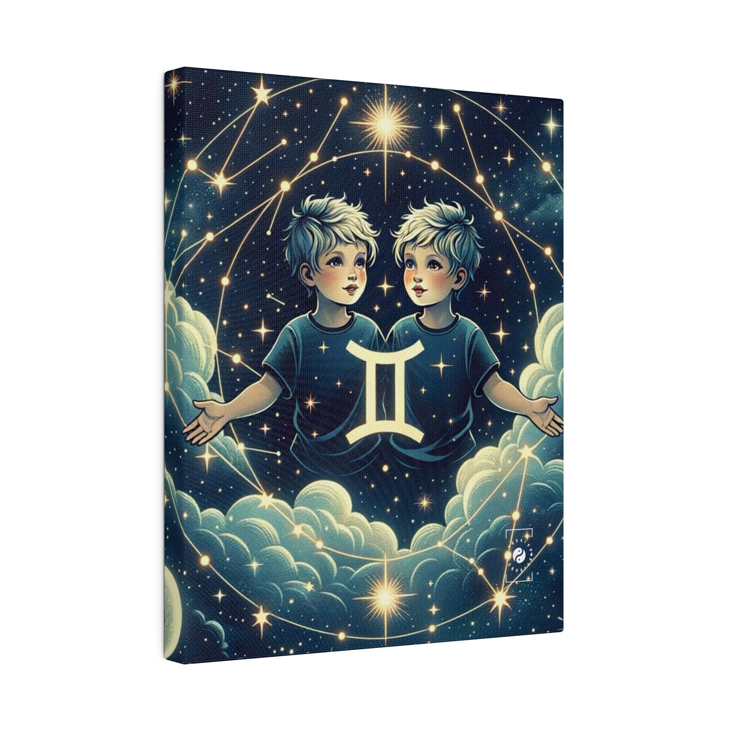 "Celestial Twinfinity" - Art Print Canvas - iSquaredYoga