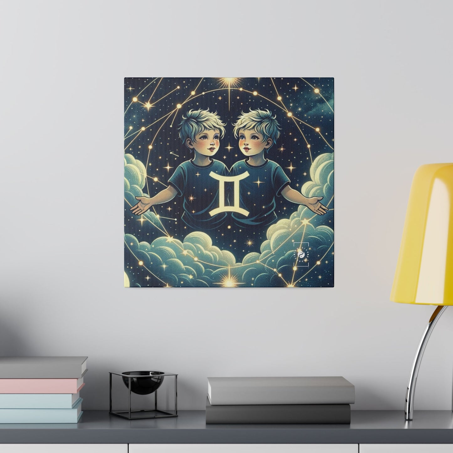 "Celestial Twinfinity" - Art Print Canvas - iSquaredYoga