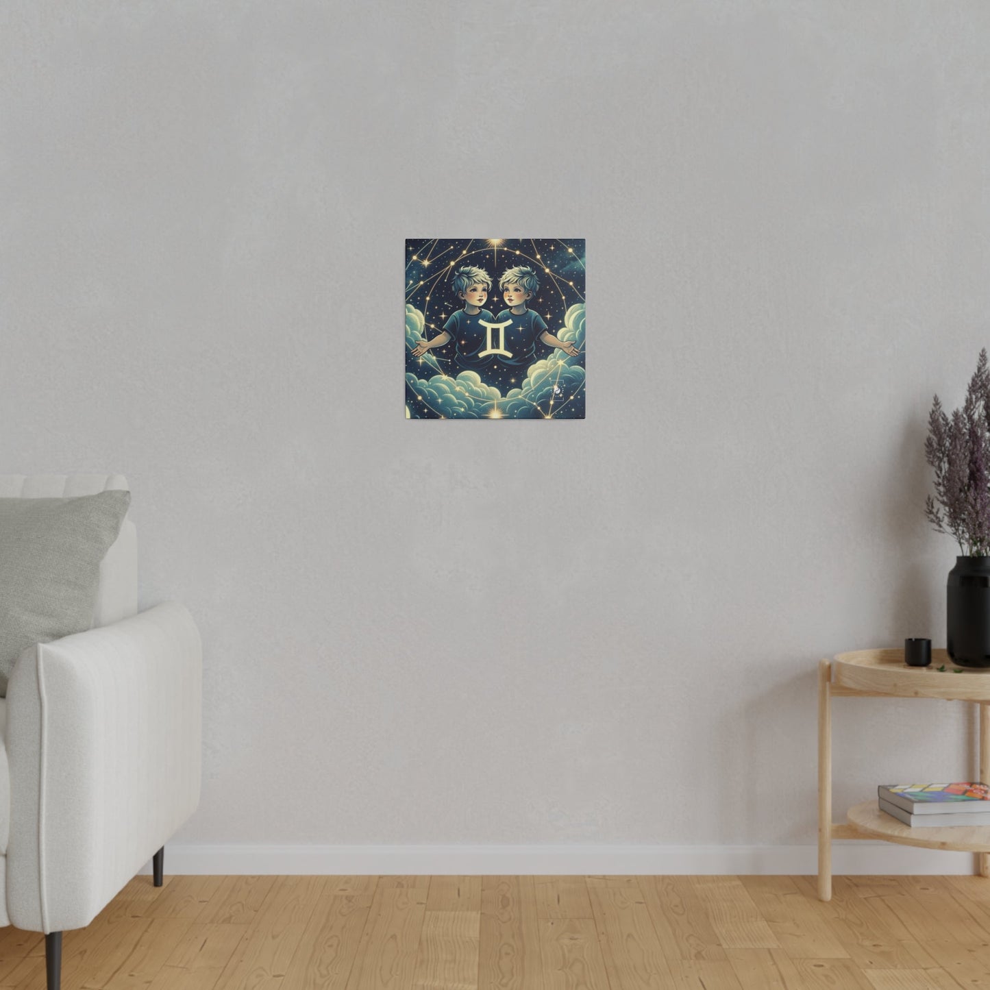 "Celestial Twinfinity" - Art Print Canvas - iSquaredYoga