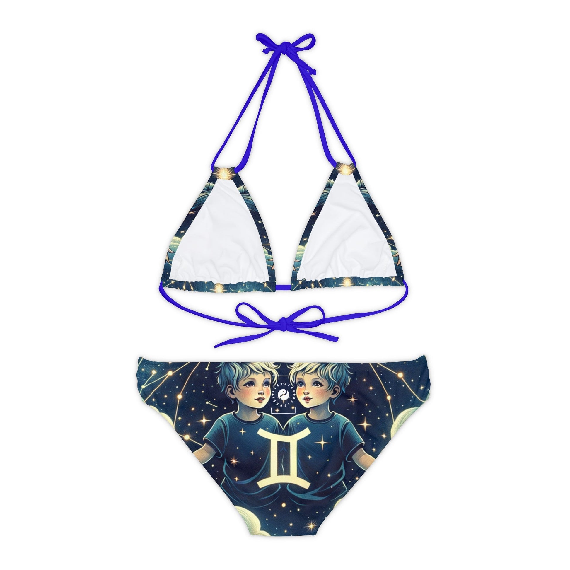 "Celestial Twinfinity" - Lace - up Bikini Set - iSquaredYoga