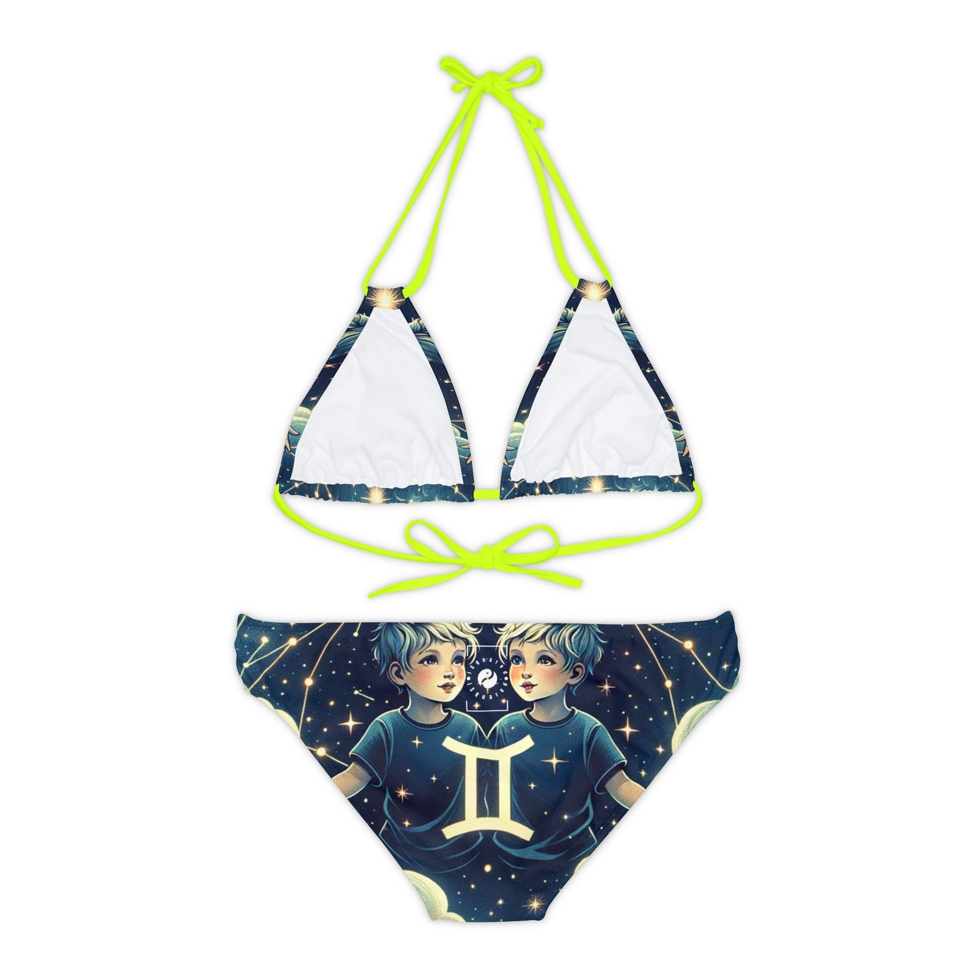 "Celestial Twinfinity" - Lace - up Bikini Set - iSquaredYoga