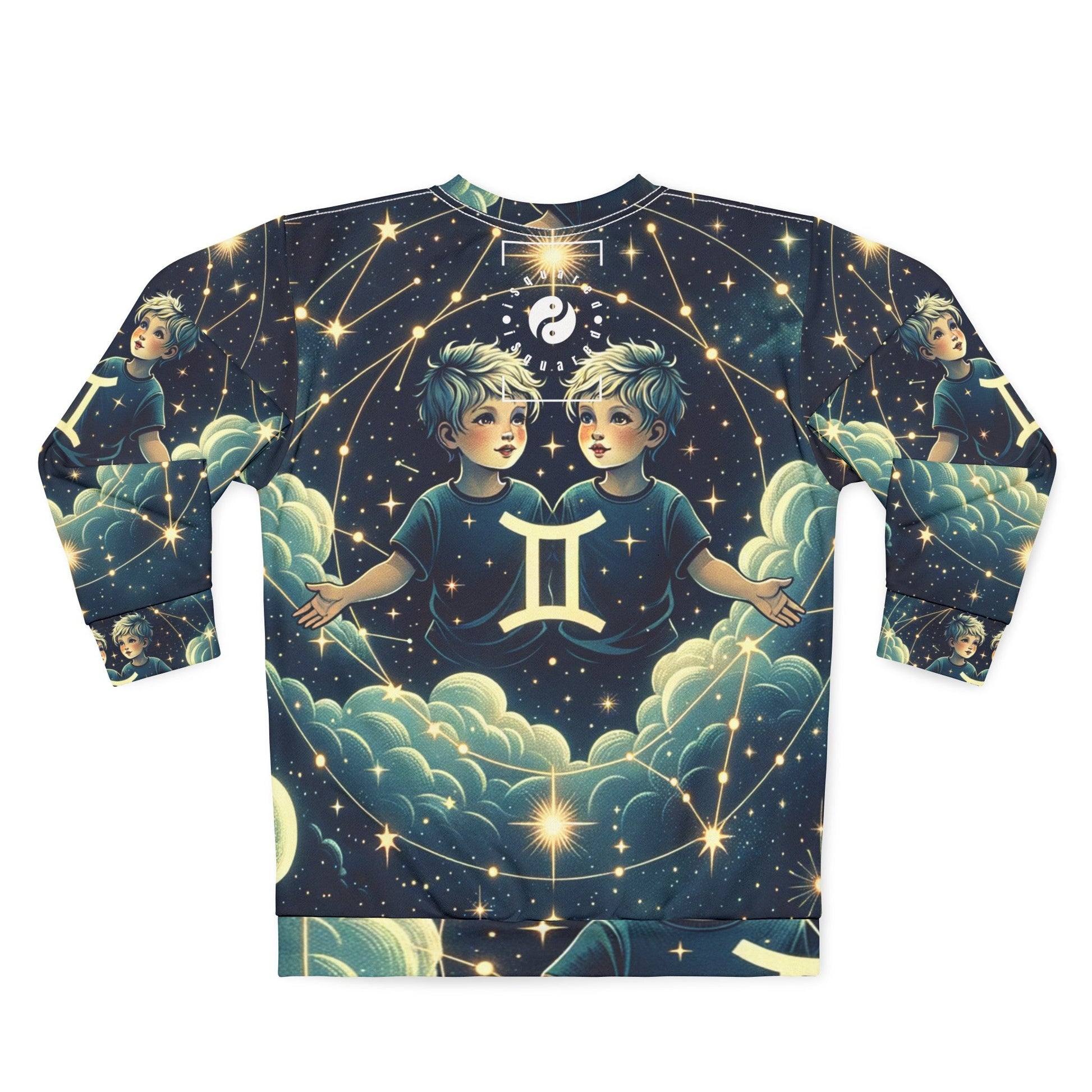 "Celestial Twinfinity" - Unisex Sweatshirt - iSquaredYoga