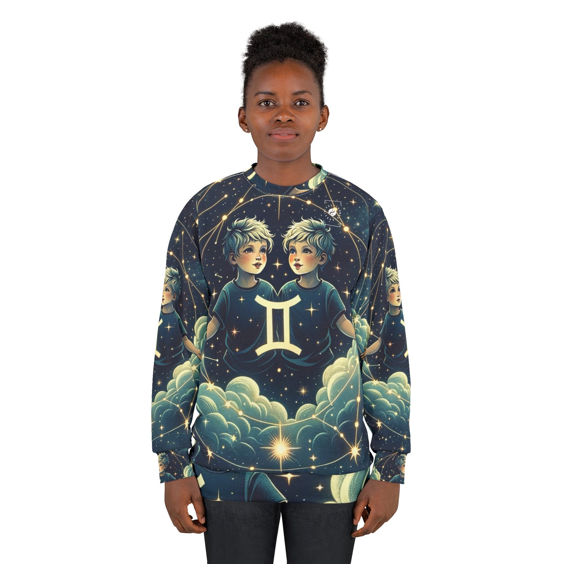 "Celestial Twinfinity" - Unisex Sweatshirt - iSquaredYoga