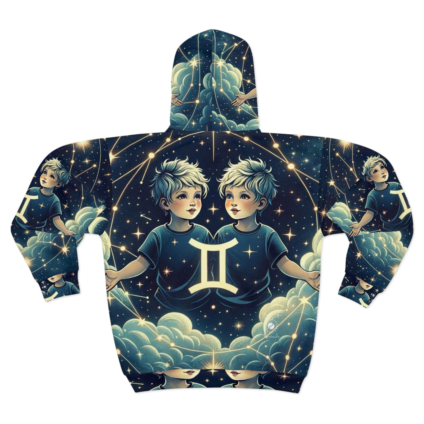 "Celestial Twinfinity" - Zip Hoodie - iSquaredYoga