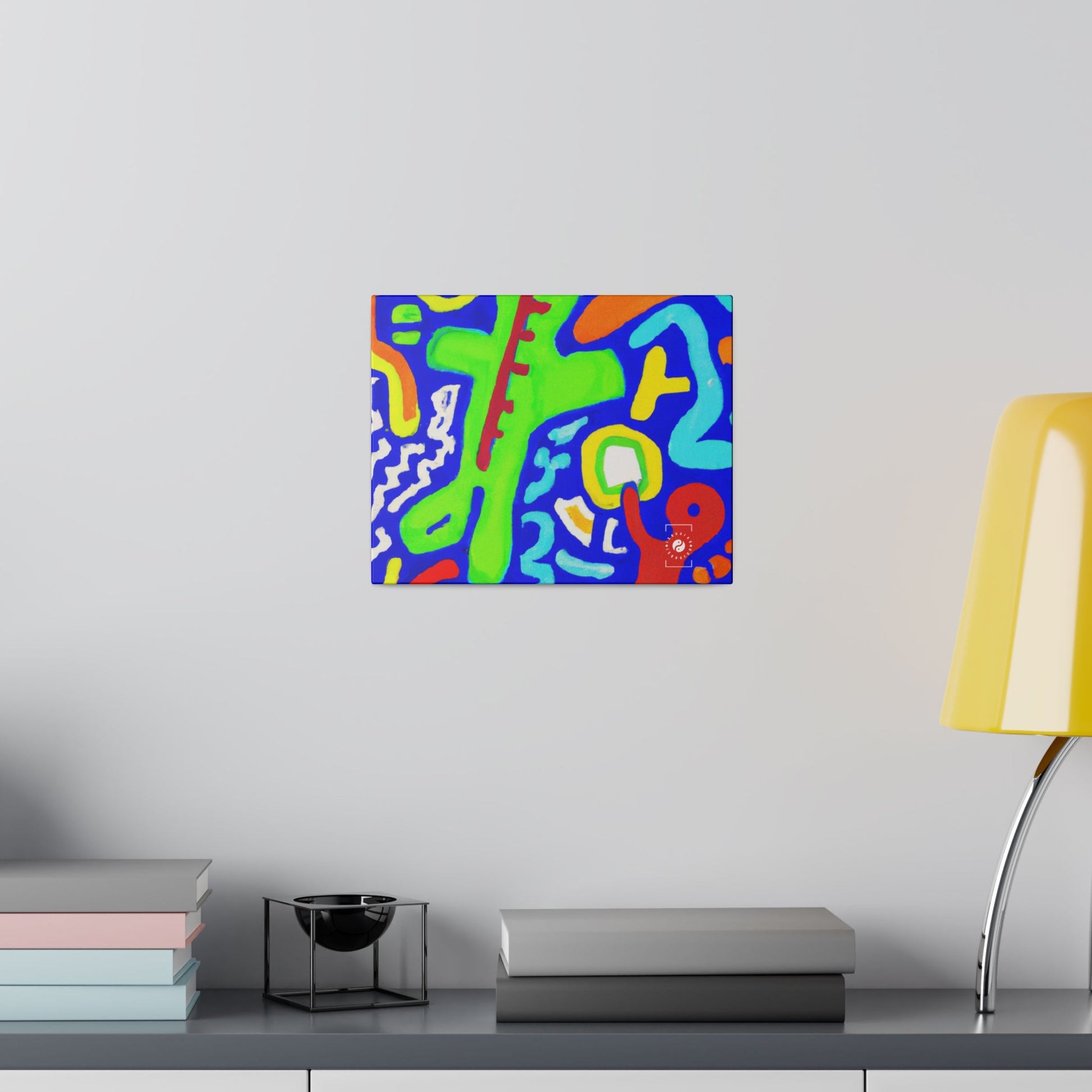 "Chroma Glyphe Symphony" - Art Print Canvas - iSquaredYoga