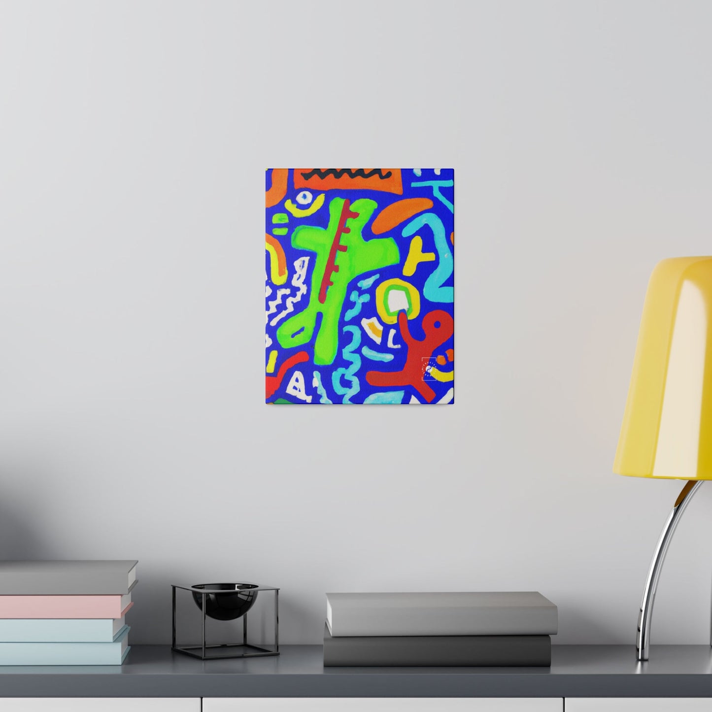 "Chroma Glyphe Symphony" - Art Print Canvas - iSquaredYoga