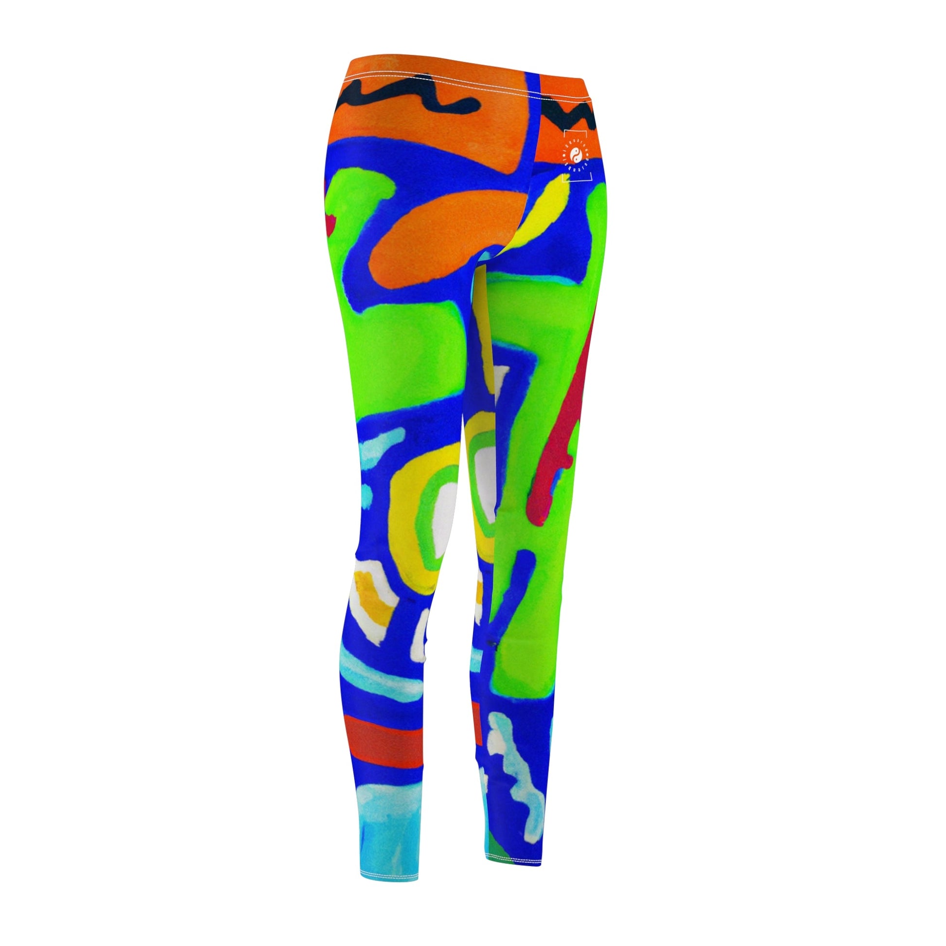 "Chroma Glyphe Symphony" - Casual Leggings - iSquaredYoga