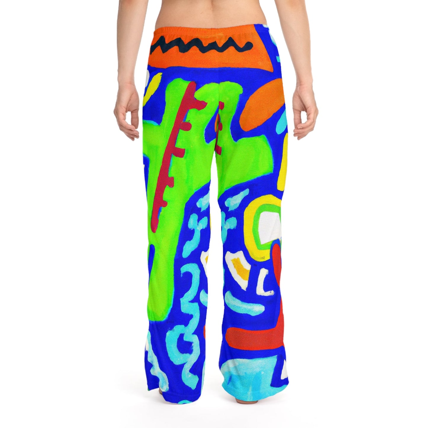 "Chroma Glyphe Symphony" - Women lounge pants - iSquaredYoga