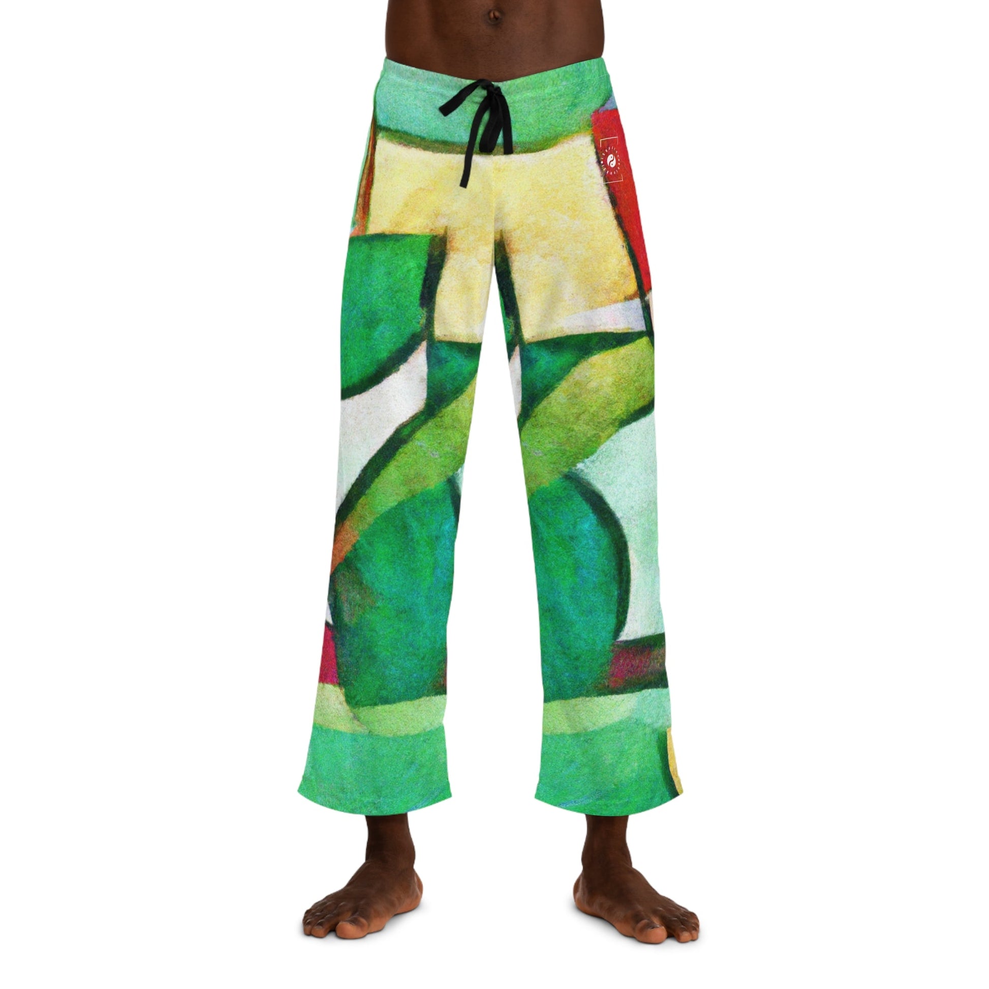 "Chromatic Arcadia" - men's Lounge Pants - iSquaredYoga