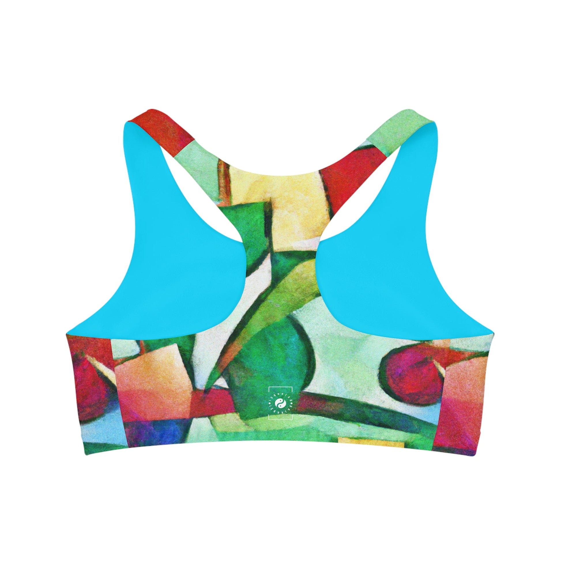 "Chromatic Arcadia" - Seamless Sports Bra - iSquaredYoga