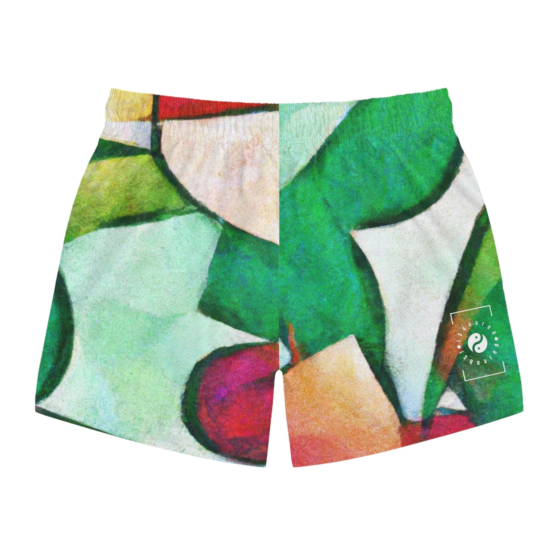 "Chromatic Arcadia" - Swim Trunks for Men - iSquaredYoga