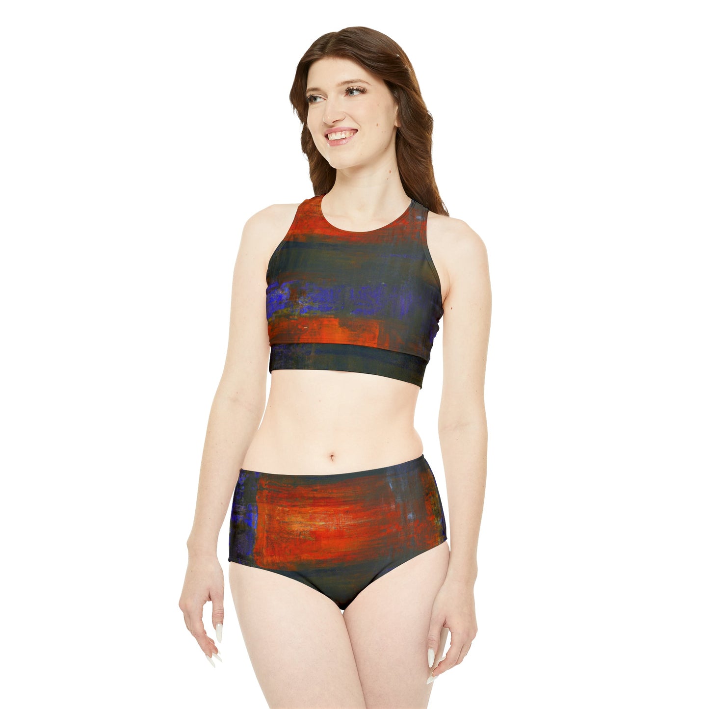 "Chromatic Reverie" - Hot Yoga Bikini Set - iSquaredYoga