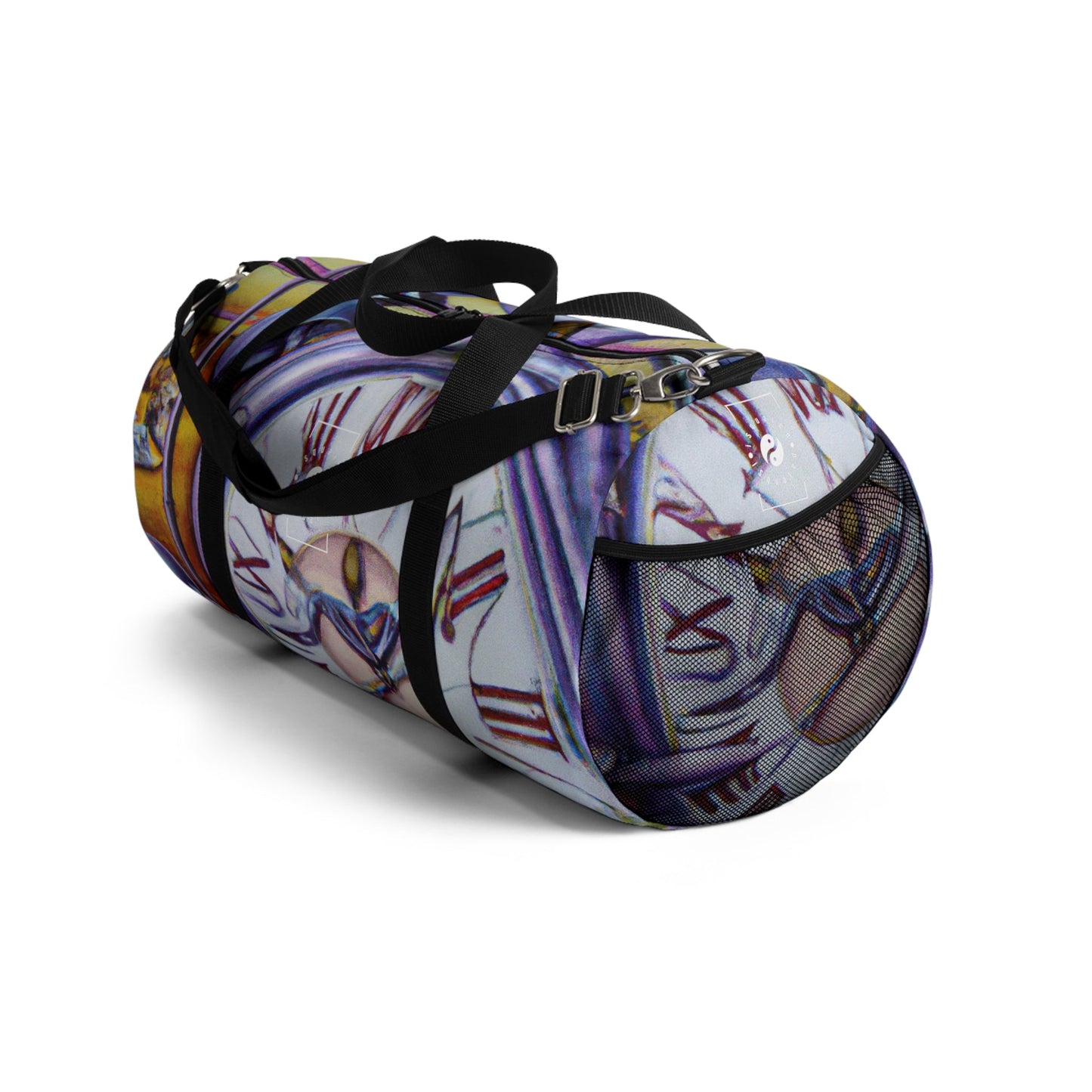 "Chrono Illusionist's Liquid Riddle" - Duffle Bag - iSquaredYoga