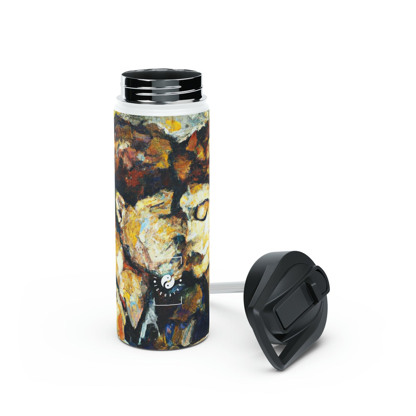 "Embracing Chromatics" - Water Bottle - iSquaredYoga