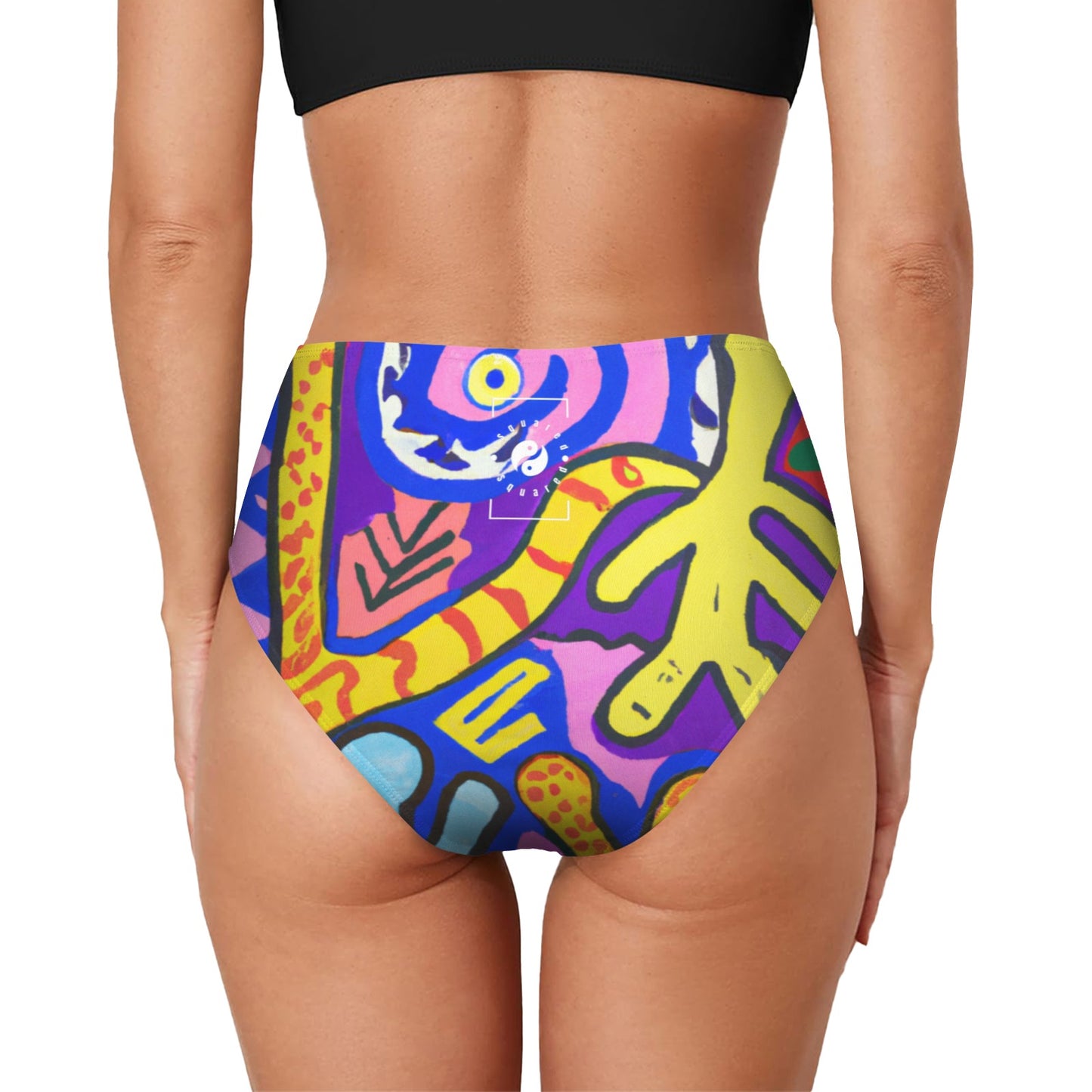 Symbolic Jamboree - High Waisted Bikini Bottom