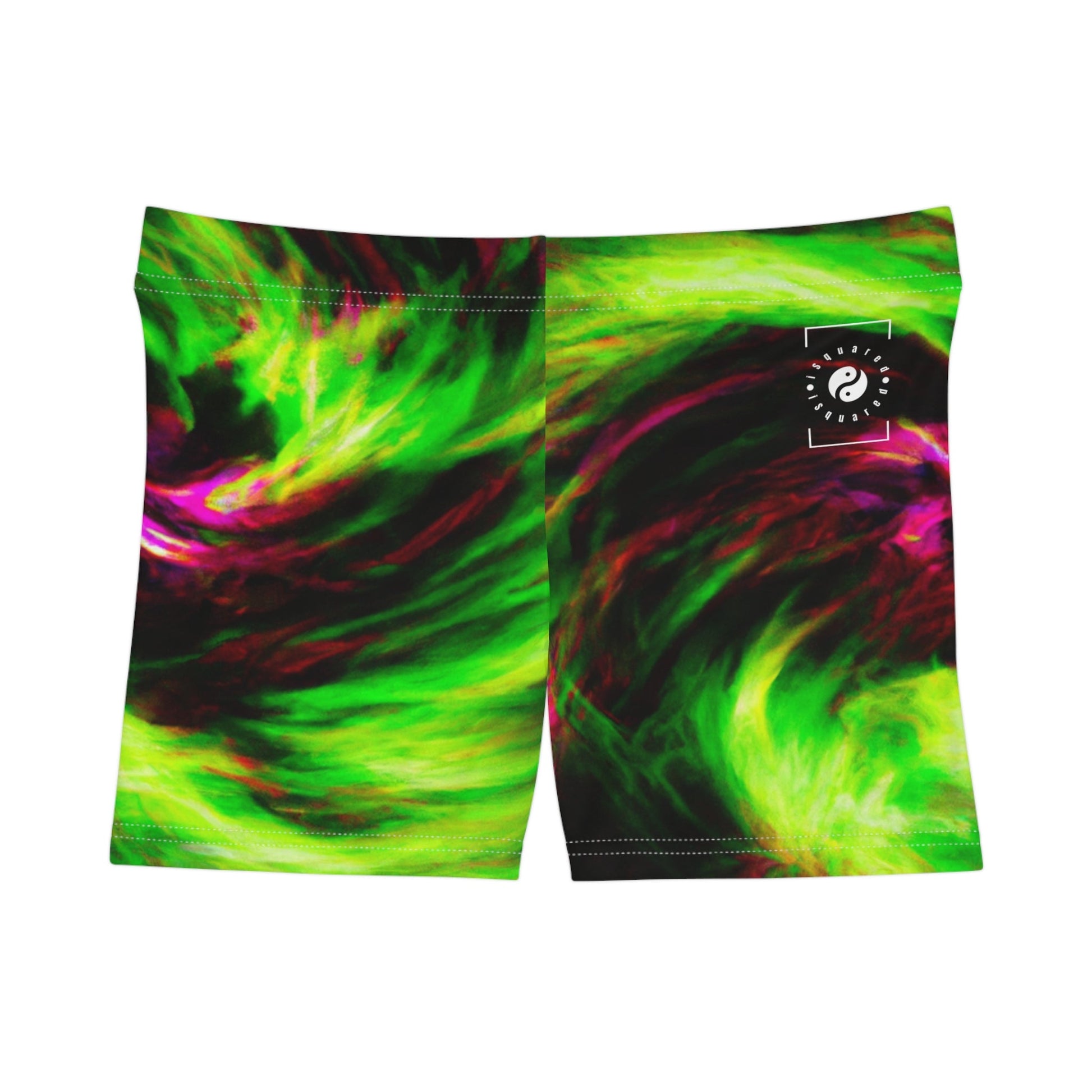 "Galactic Fusion" - Mini Hot Yoga Short - iSquaredYoga