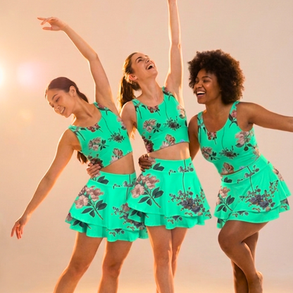 Botanicals - iSquared Ruffle Skirt